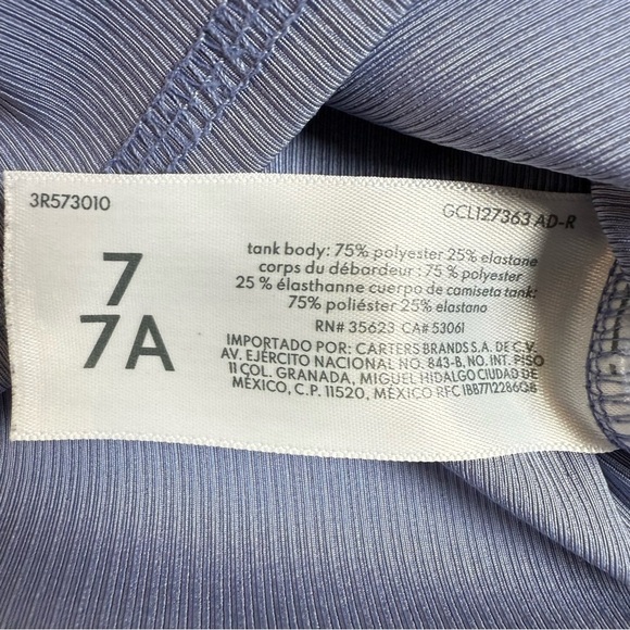 Oshkosh B’Gosh Light Purple Cropped Sweatshirt & Tank top for Off the shoulder - Picture 4 of 5